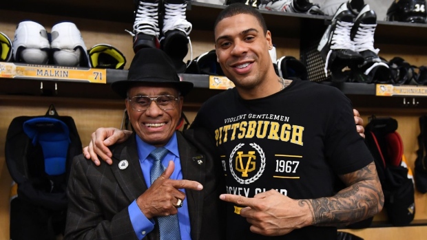 NHL Public Relations on X: Ryan Reaves shared a special message in the  @NHLBruins' tribute video ahead of Willie O'Ree's banner-raising ceremony.  #Willie22  / X