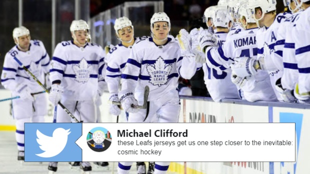 Leafs' all-white uni's have fans 