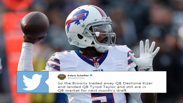 Buffalo Bills trade Tyrod Taylor to Cleveland Browns for 3rd round pick