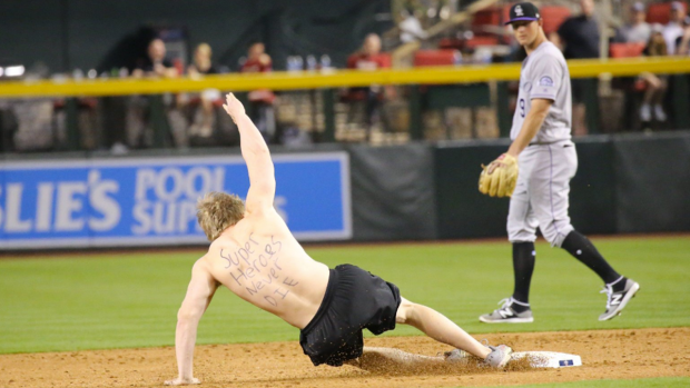 MLB Fans Run Wild On Field During Diamondbacks Game, Juke Security