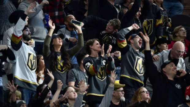 Vegas Golden Knights fans.