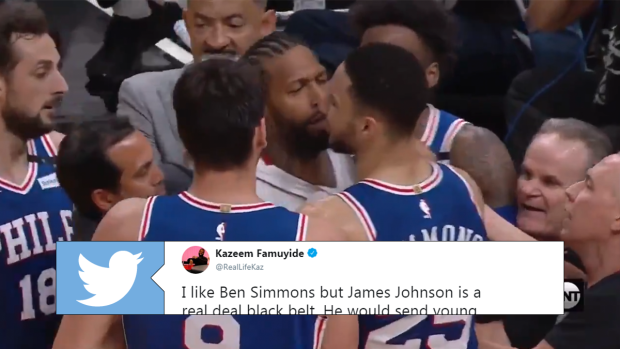 James Johnson and Ben Simmons