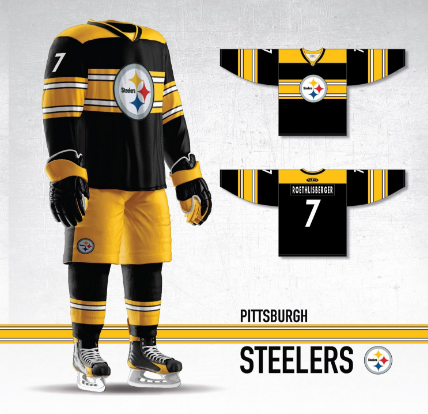 black and yellow steelers jersey