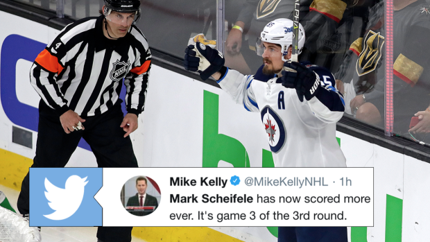 Mark Scheifele broke a playoff record with his two-goal outing in Game ...