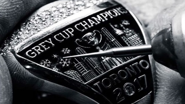 The Toronto Argonauts received their Grey Cup rings and they're