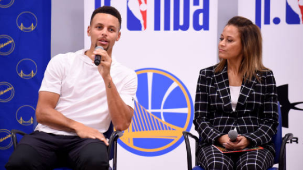 Steph and Sonya Curry