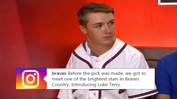 Inspirational high schooler announces Braves' 1st-round pick