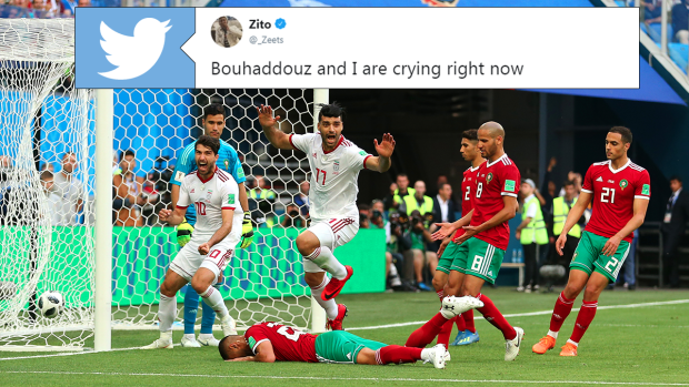 World Cup Watchers Were Stunned By Morocco S Own Goal In Stoppage Time To Lose To Iran Article Bardown