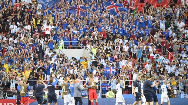 Iceland fans