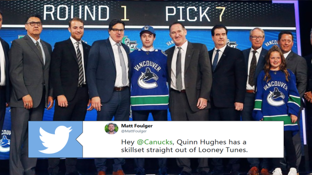 2018 Canucks draft review: Quinn Hughes steals the show