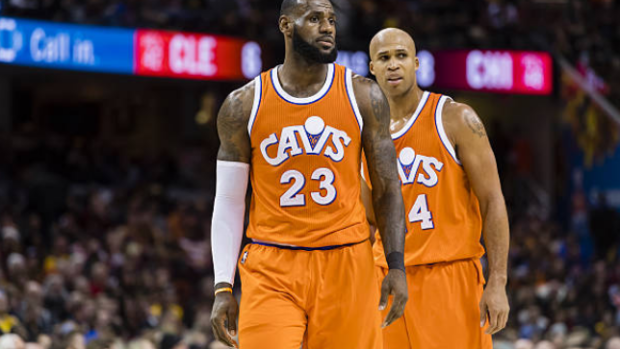 LeBron James and Richard Jefferson