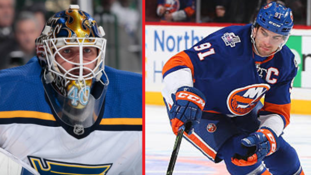 Carter Hutton, John Tavares