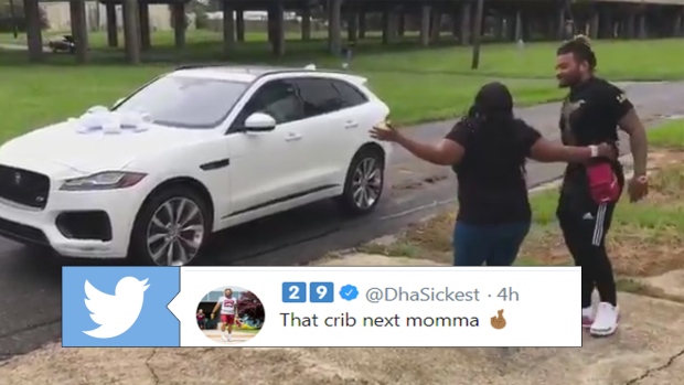 Marquise Goodwin Surprises His Mom and Sister with a New House