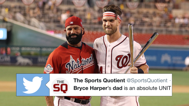Bryce Harper shaved before Monday's game