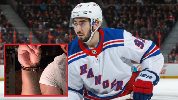 New York Rangers forward Mika Zibanejad.