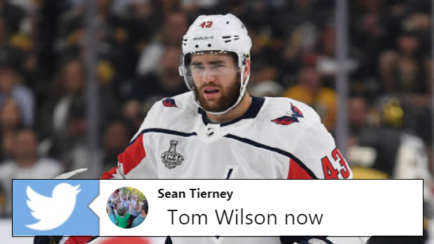 Washington Capitals forward Tom Wilson.