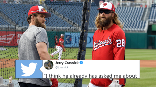 Bryce Harper and Jayson Werth