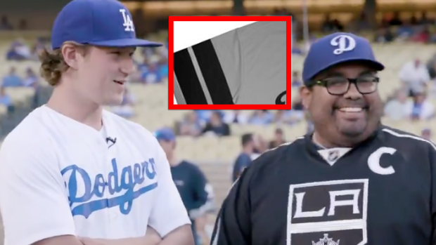 The Dodgers are giving away these incredible Kings mashup jerseys