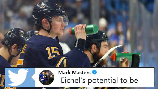 Buffalo Sabres forward Jack Eichel.