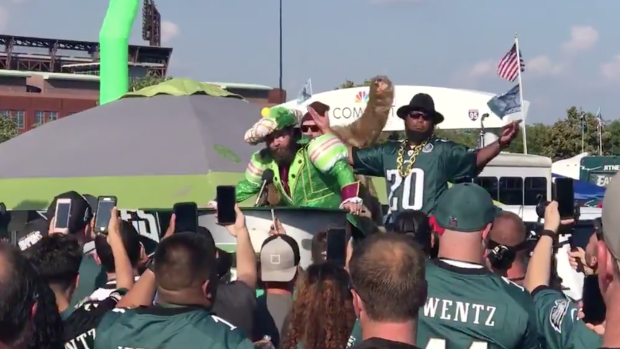 Jason Kelce steals the show at Eagles parade - NBC Sports