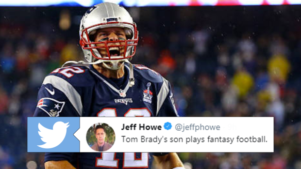 For the second straight year, Tom Brady's son opted to steer clear of his  dad on fantasy draft day - Article - Bardown