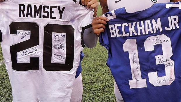 Odell Beckham Jr. and Jalen Ramsey