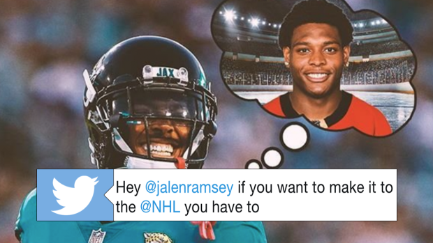 NHL players dispute Jalen Ramsey's claim he could crack an NHL roster