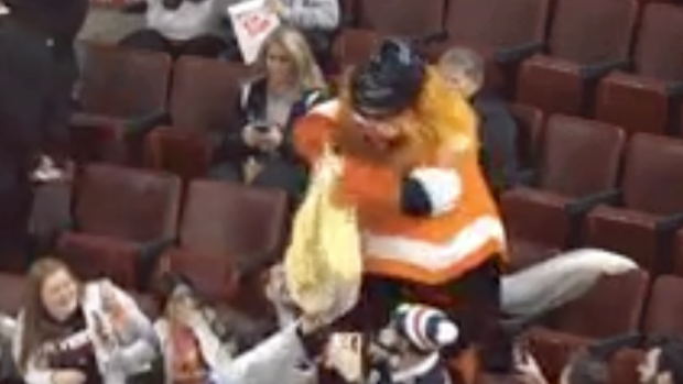 Philadelphia Flyers Mascot Gritty, History, Reception: Every