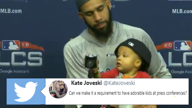 David Price's young son steals the show during entertaining post-game  presser - Article - Bardown
