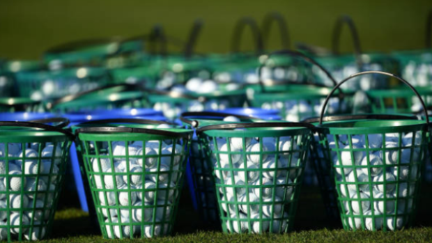 Driving range balls