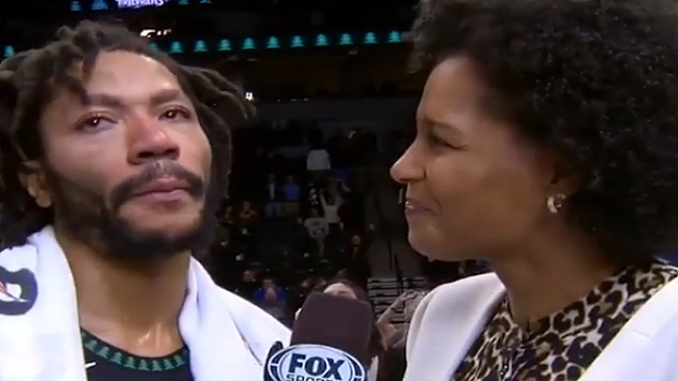 Twitter was so happy for Derrick Rose after his teary 50-point game