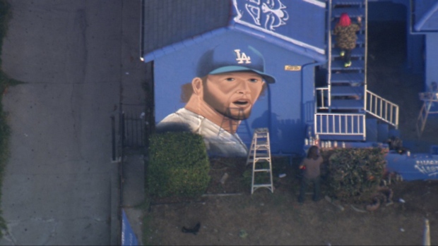 Dodgers mural