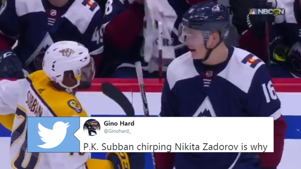 P K Subban Shredded A Colorado Avalanche Player When He Tried To Chirp Him Article Bardown
