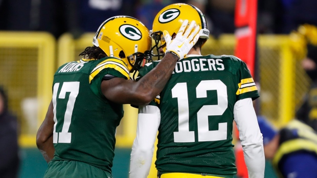 Davante Adams Aaron Rodgers 