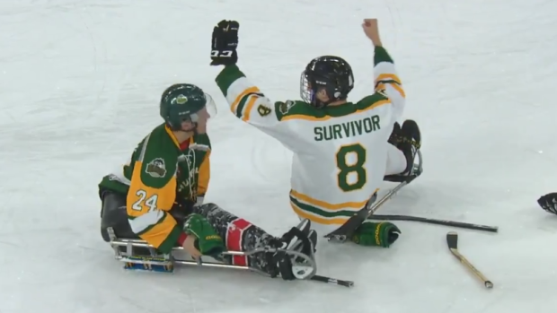 Humboldt Broncos Ceremonial Faceoff 