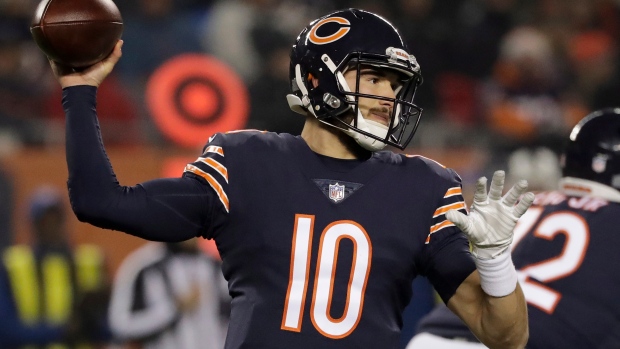 Mitch Trubisky showed up with a glowing Chicago Bears ugly