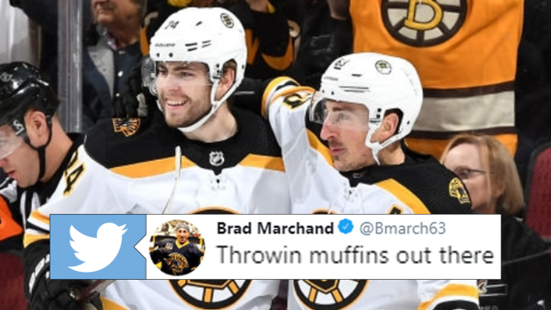 Jake Debrusk, Brad Marchand