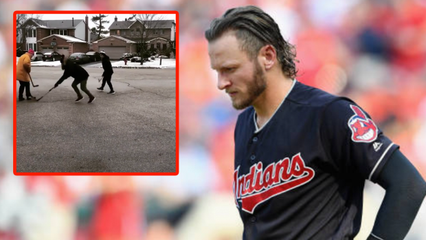 Josh Donaldson Plays Road Hockey, Now He's Practically Canadian