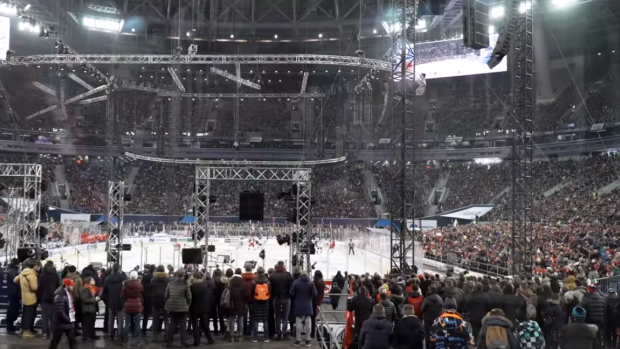 Watch The Gazprom Arena In Russia Transform Into A Breathtaking 70 000 Seat Hockey Arena Article Bardown