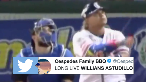 Willians Astudillo might be gone, but he absolutely won't be forgotten