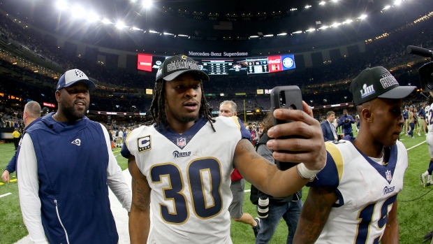 Rams' Todd Gurley posts incredible photoshop trolling refs' blown