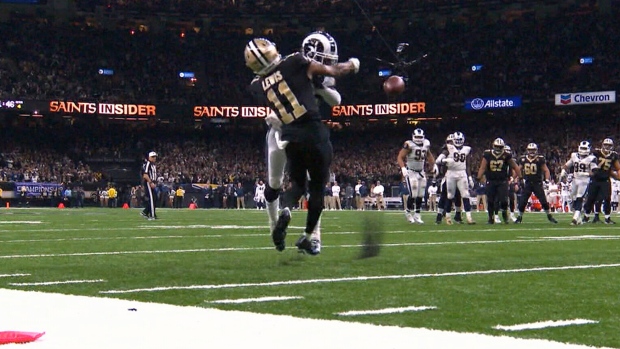 Louisiana senator brings photos of blown pass interference call to