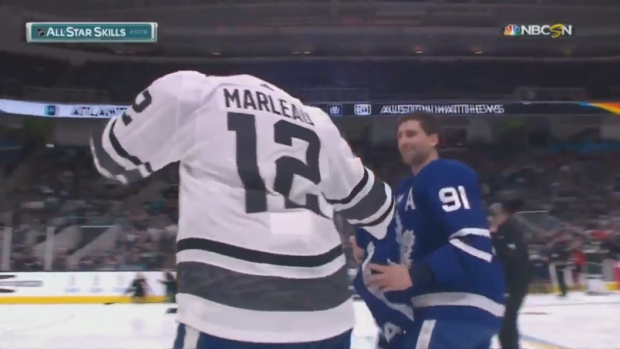 Toronto Maple Leafs: Auston Matthews Wears Marleau Jersey