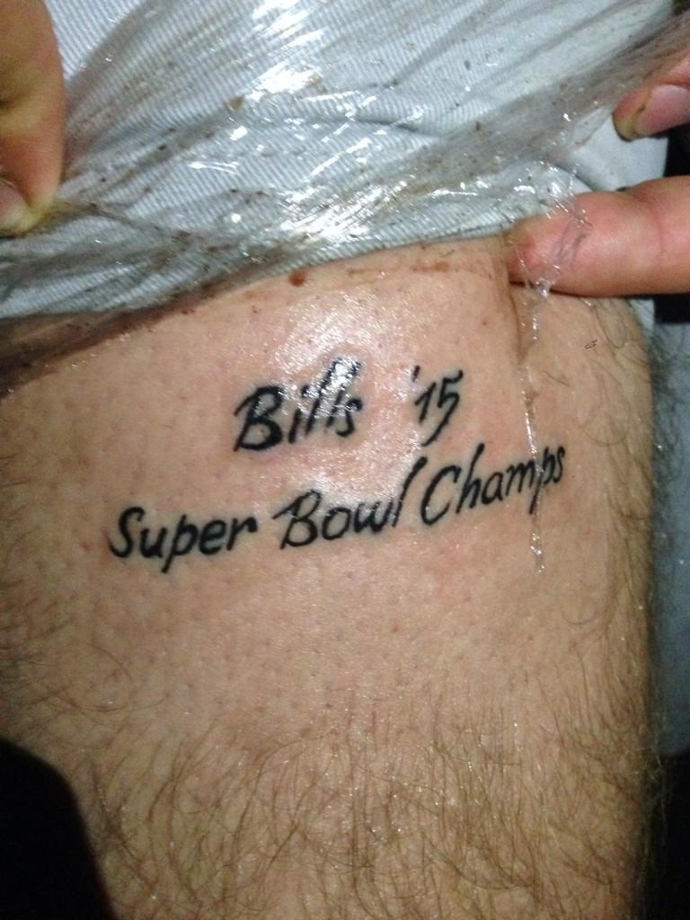 Diehard Titans fan lowers bar in predictive tattoo game