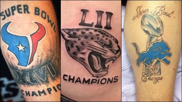 Super Bowl tattoos