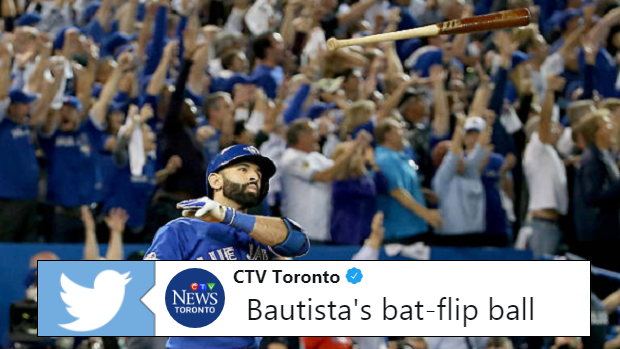 The ball from Jose Bautista's epic bat-flip is selling for a ton