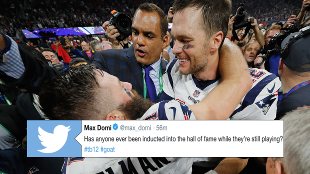 belichick congratulates brady