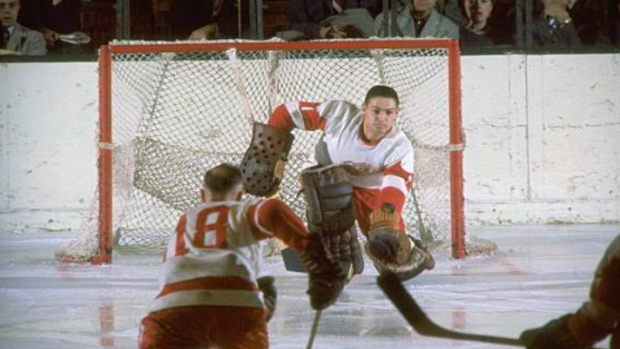 Terry Sawchuk - Early 50s  Detroit red wings hockey, Red wings