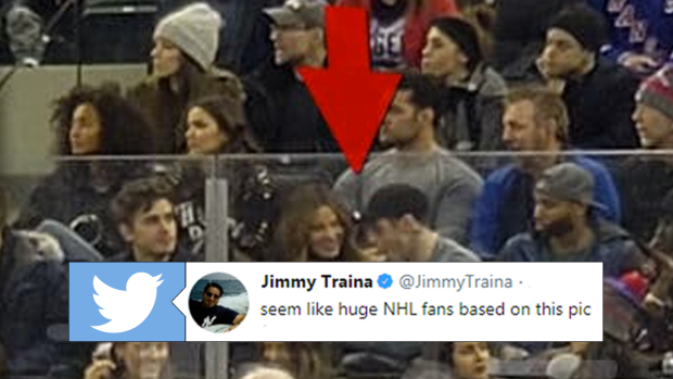 A celebrity photo the Rangers' last game become the internet's biggest meme - Article - Bardown