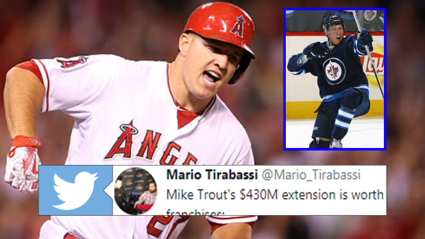 Seven NHL teams have a lower net value than Mike Trout's new  record-breaking contract - Article - Bardown